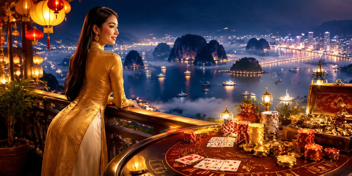 Cảnh chơi Baccarat trực tuyến tại Hội An với không khí sôi động và dealer trực tiếp