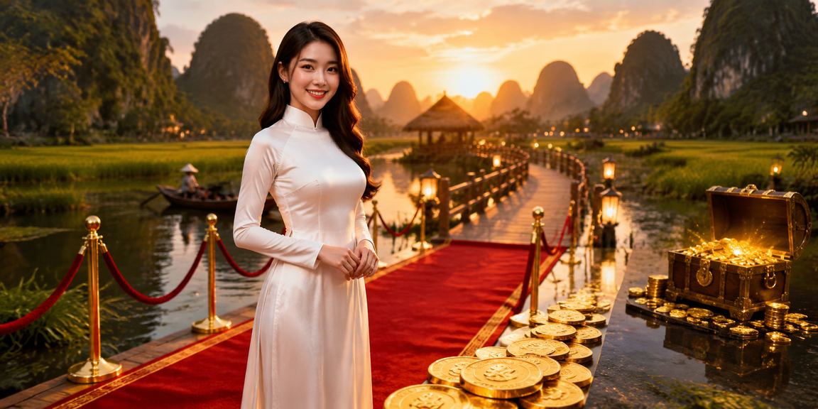 Người dùng tại Ninh Bình mặc áo dài theo dõi kết quả bóng đá và đặt cược trực tuyến trên điện thoại